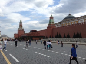 le Kremlin vu de la Place rouge